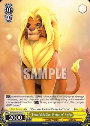 “Peaceful Radiant Protector” Simba