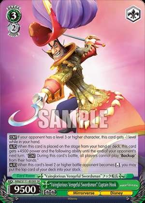 “Vainglorious Vengeful Swordsman” Captain Hook
