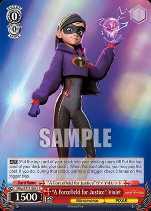 “A Forcefield for Justice” Violet