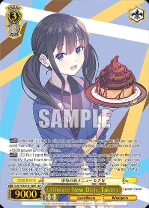 Ultimate New Dish, Takina