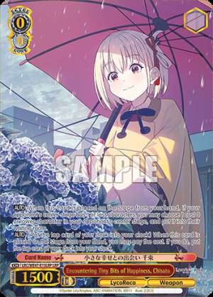 Encountering Tiny Bits of Happiness, Chisato