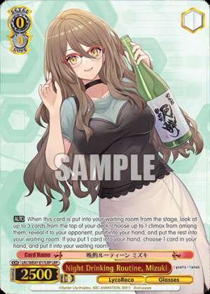 Night Drinking Routine, Mizuki