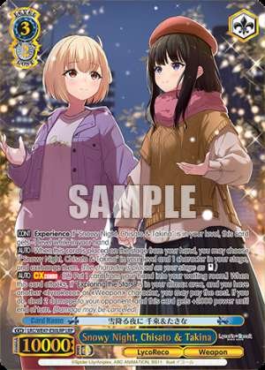 Snowy Night, Chisato & Takina