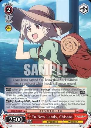 To New Lands, Chisato