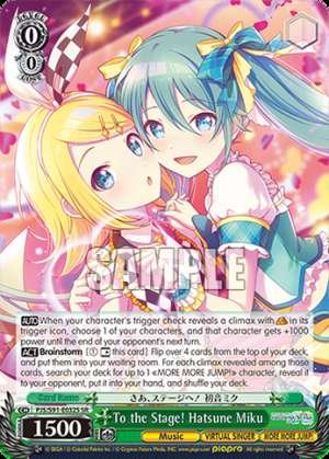 To the Stage! Hatsune Miku