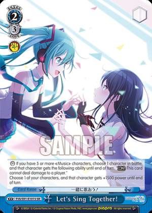 Let's Sing Together!
