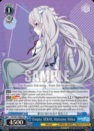 Empty SEKAI, Hatsune Miku