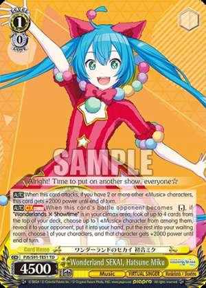 Wonderland SEKAI, Hatsune Miku