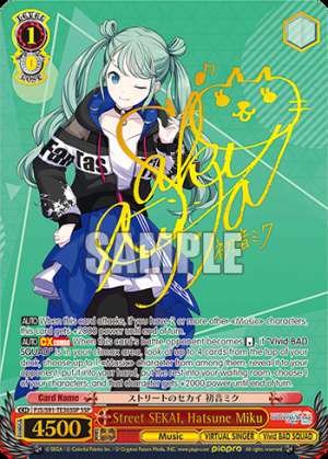 Street SEKAI, Hatsune Miku