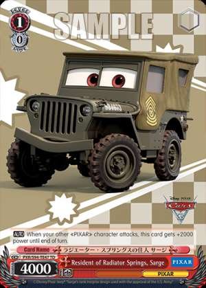 Resident of Radiator Springs, Sarge