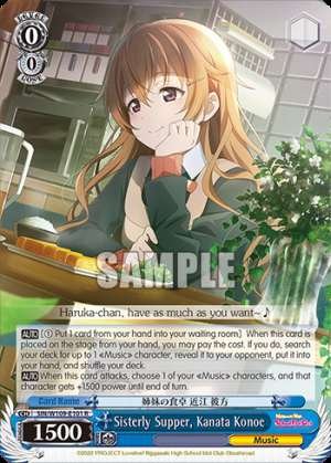 Sisterly Supper, Kanata Konoe