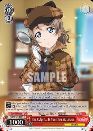 The Culprit… Is You! You Watanabe