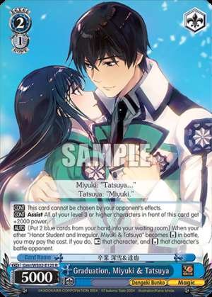 Graduation, Miyuki & Tatsuya
