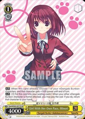 Girl With Her Own Pace, Minori