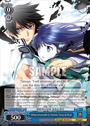 Siblings Immeasurable by Standards, Tatsuya & Miyuki