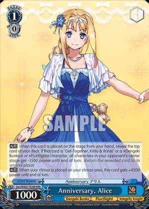 Anniversary, Alice