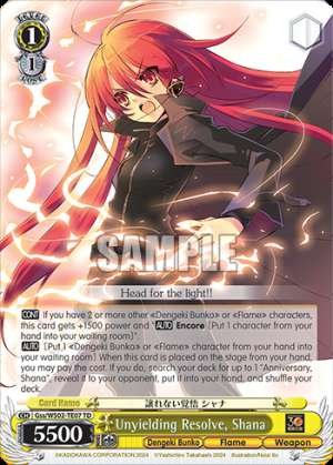 Unyielding Resolve, Shana