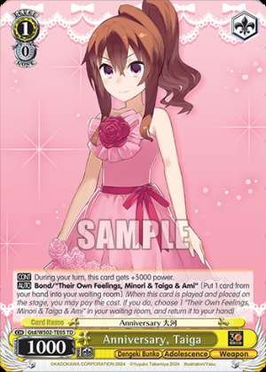 Anniversary, Taiga