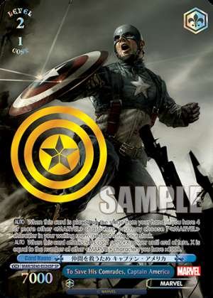 To Save His Comrades, Captain America