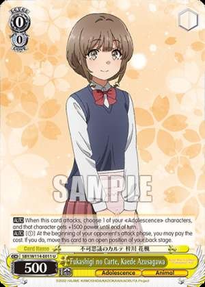 Fukashigi no Carte, Kaede Azusagawa