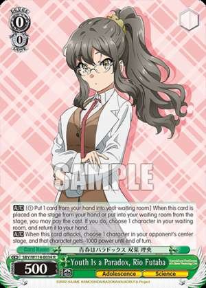 Youth Is a Paradox, Rio Futaba