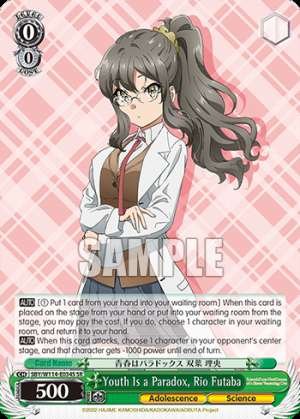 Youth Is a Paradox, Rio Futaba