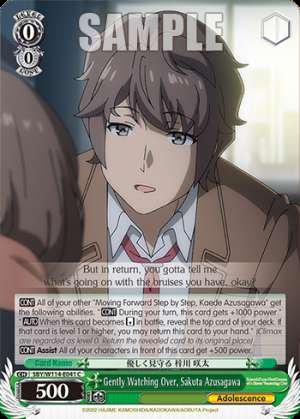 Gently Watching Over, Sakuta Azusagawa
