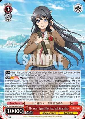 The Year I Spent With You, Mai Sakurajima
