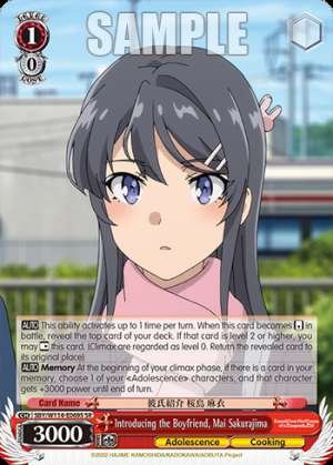 Introducing the Boyfriend, Mai Sakurajima