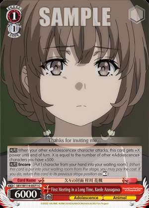 First Meeting in a Long Time, Kaede Azusagawa