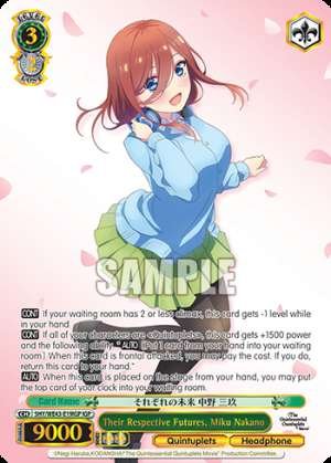 Their Respective Futures, Miku Nakano