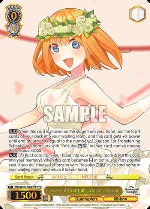Flowers of Gratitude, Yotsuba Nakano