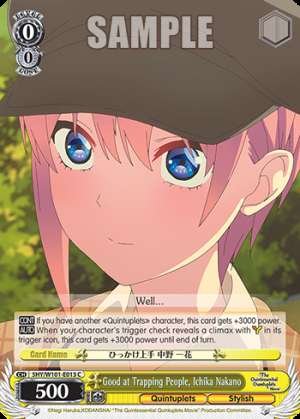 Good at Trapping People, Ichika Nakano