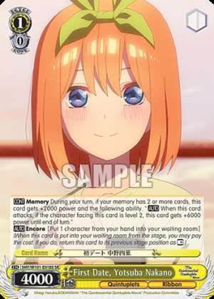First Date, Yotusba Nakano