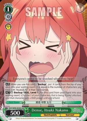 Dense, Itsuki Nakano