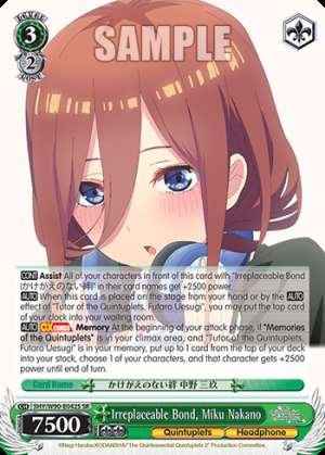 Irreplaceable Bond, Miku Nakano