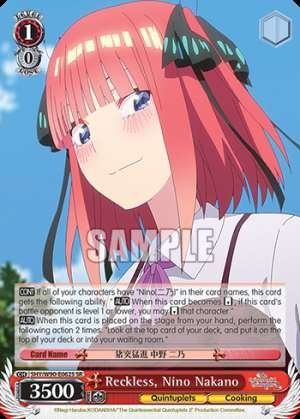 Reckless, Nino Nakano