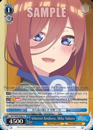 Inherent Kindness, Miku Nakano
