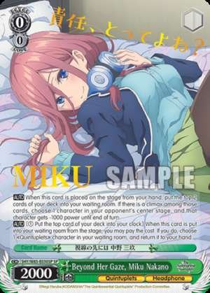 Beyond Her Gaze, Miku Nakano