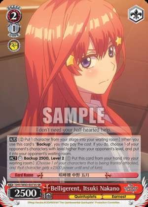 Belligerent, Itsuki Nakano