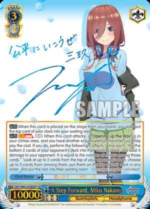 A Step Forward, Miku Nakano