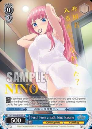 Fresh From a Bath, Nino Nakano