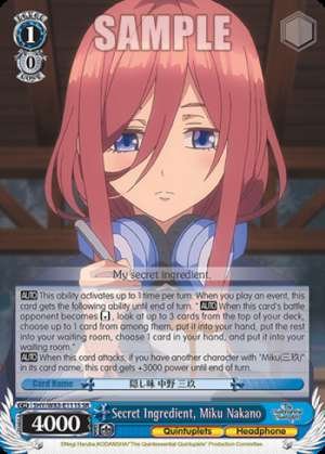 Secret Ingredient, Miku Nakano