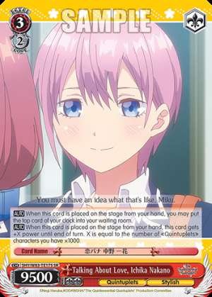 Talking About Love, Ichika Nakano