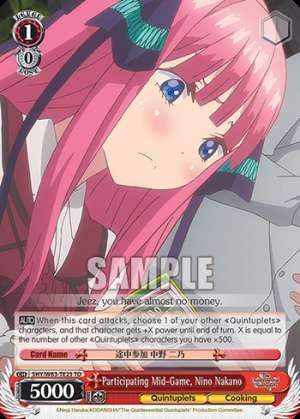 Participating Mid-Game, Nino Nakano