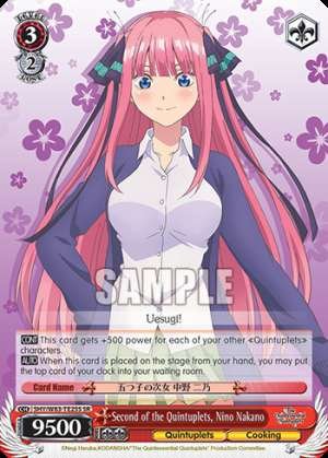 Second of the Quintuplets, Nino Nakano