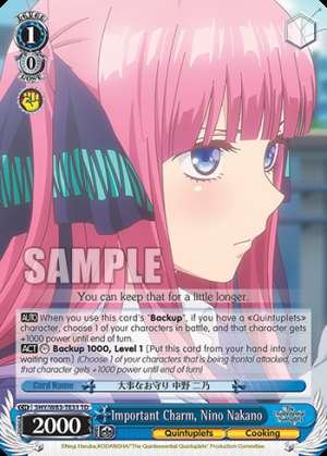 Important Charm, Nino Nakano