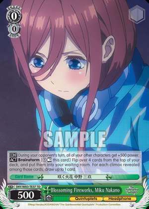 Blossoming Fireworks, Miku Nakano