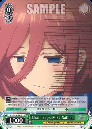 Ideal Image, Miku Nakano
