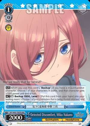 Detected Discomfort, Miku Nakano